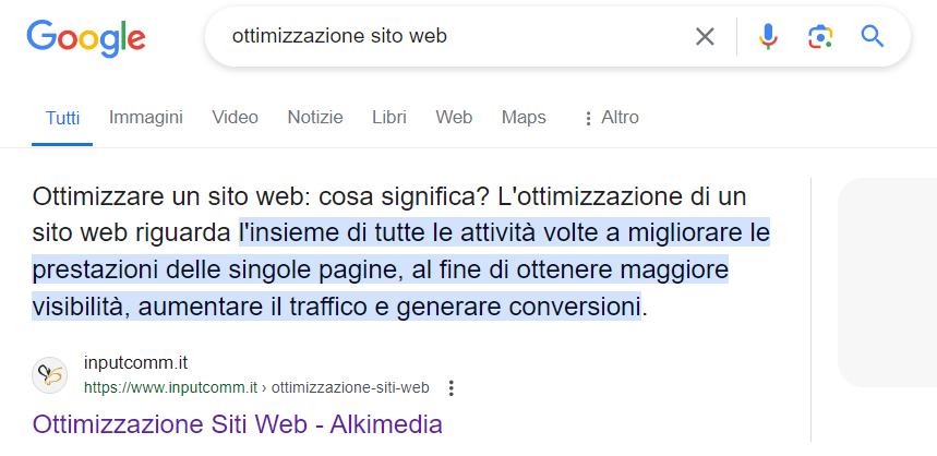 InputCom - Ottimizzazione Siti Web